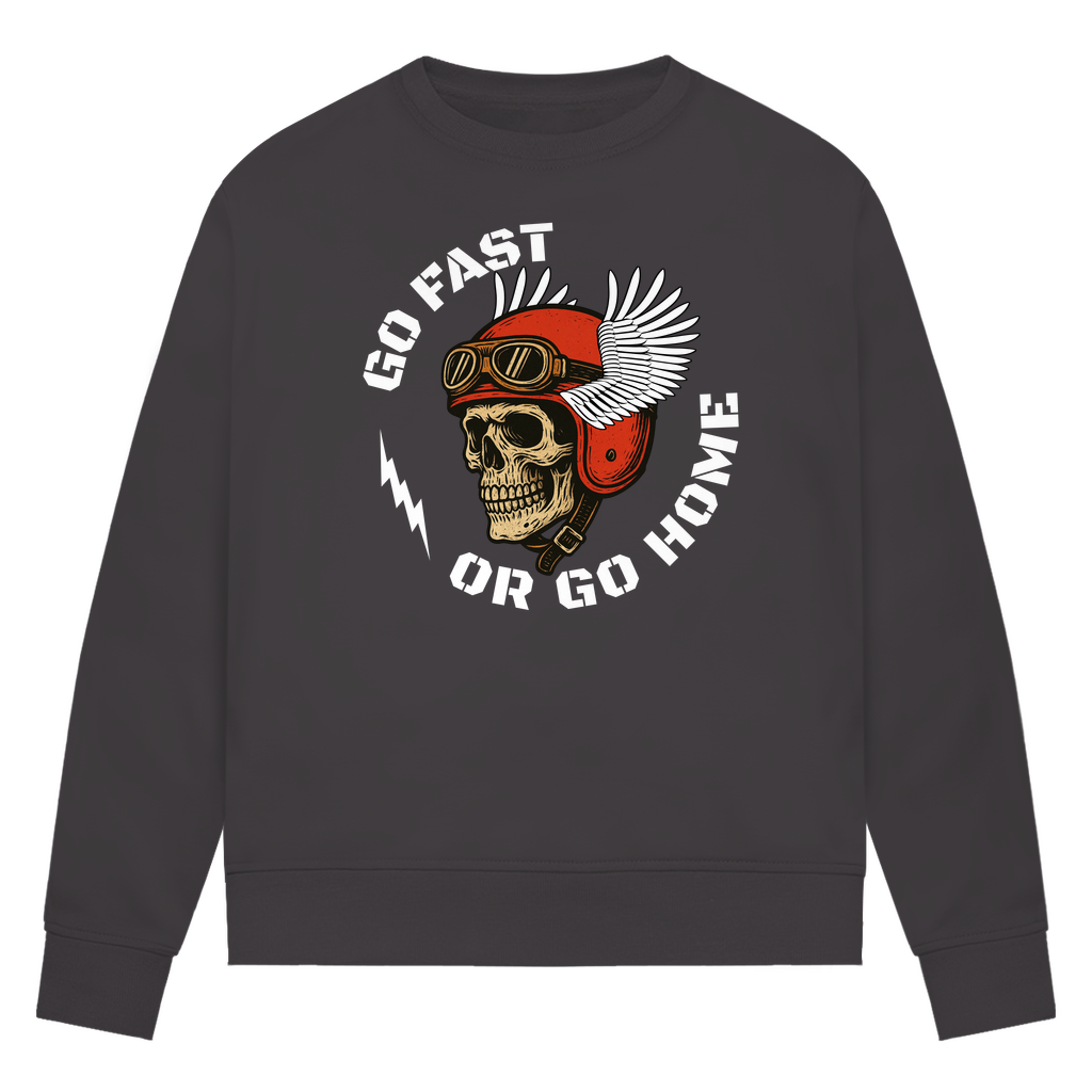 GO FAST OR GO HOME - Damen Premium Bio Sweatshirt