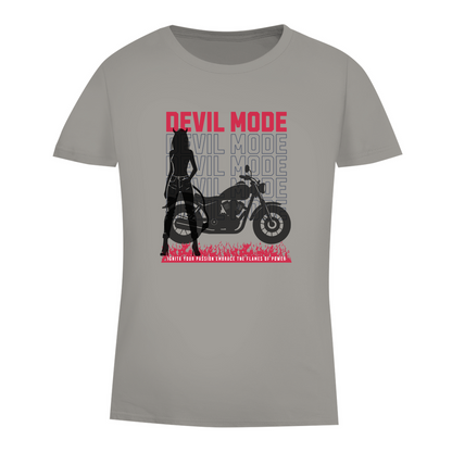 DEVIL MODE - Biker T-Shirt für Frauen