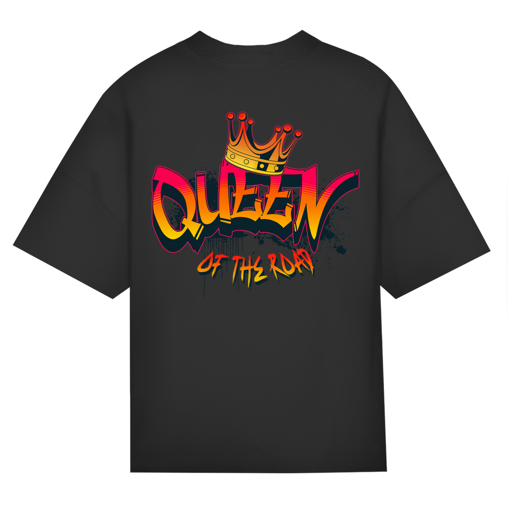 QUEEN OF THE ROAD - Oversized Damen T-Shirt