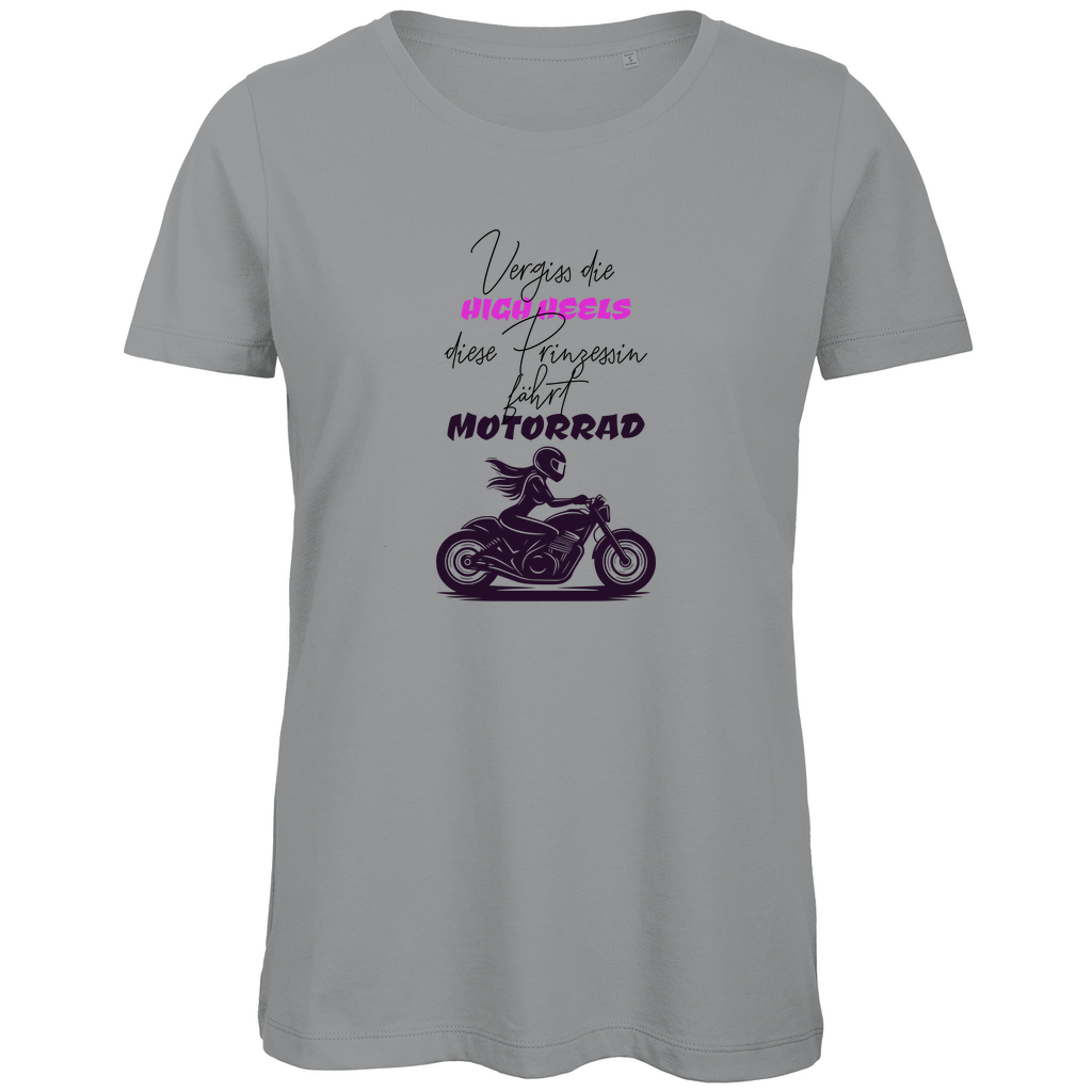 VERGISS DIE HIGHHEELS - Biker T-Shirt für Damen