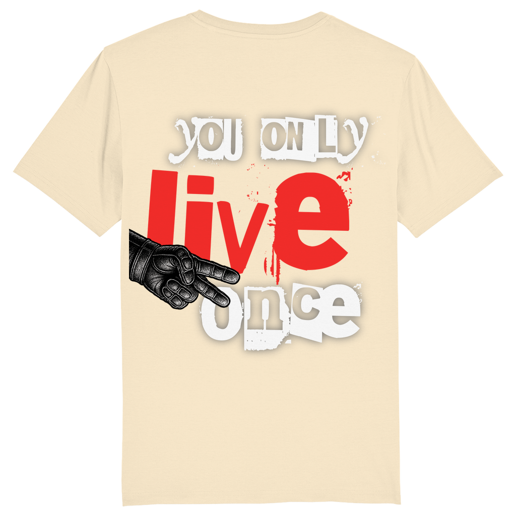 YOU ONLY LIVE ONCE - Bikershirt für Herren