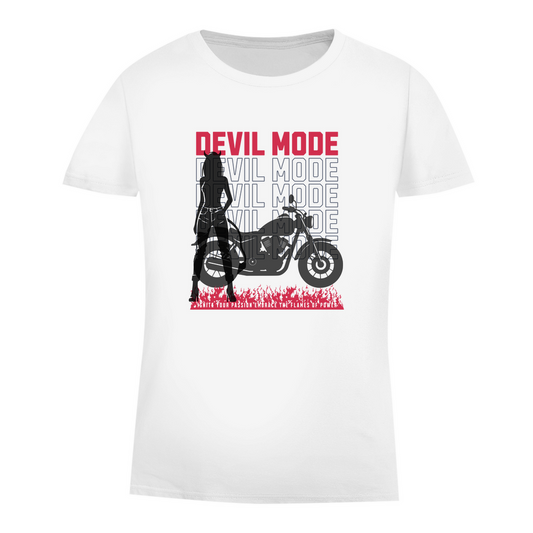 DEVIL MODE - Biker T-Shirt für Frauen