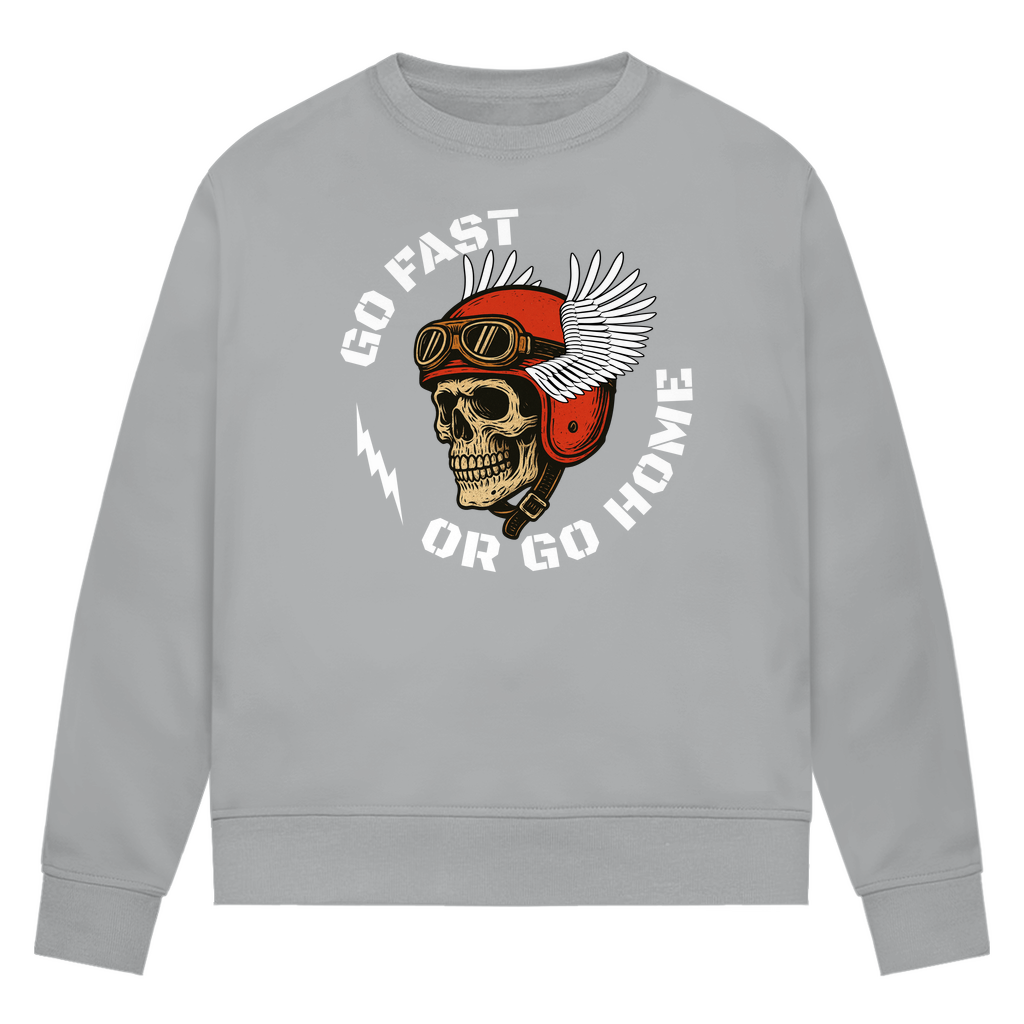 GO FAST OR GO HOME - Damen Premium Bio Sweatshirt