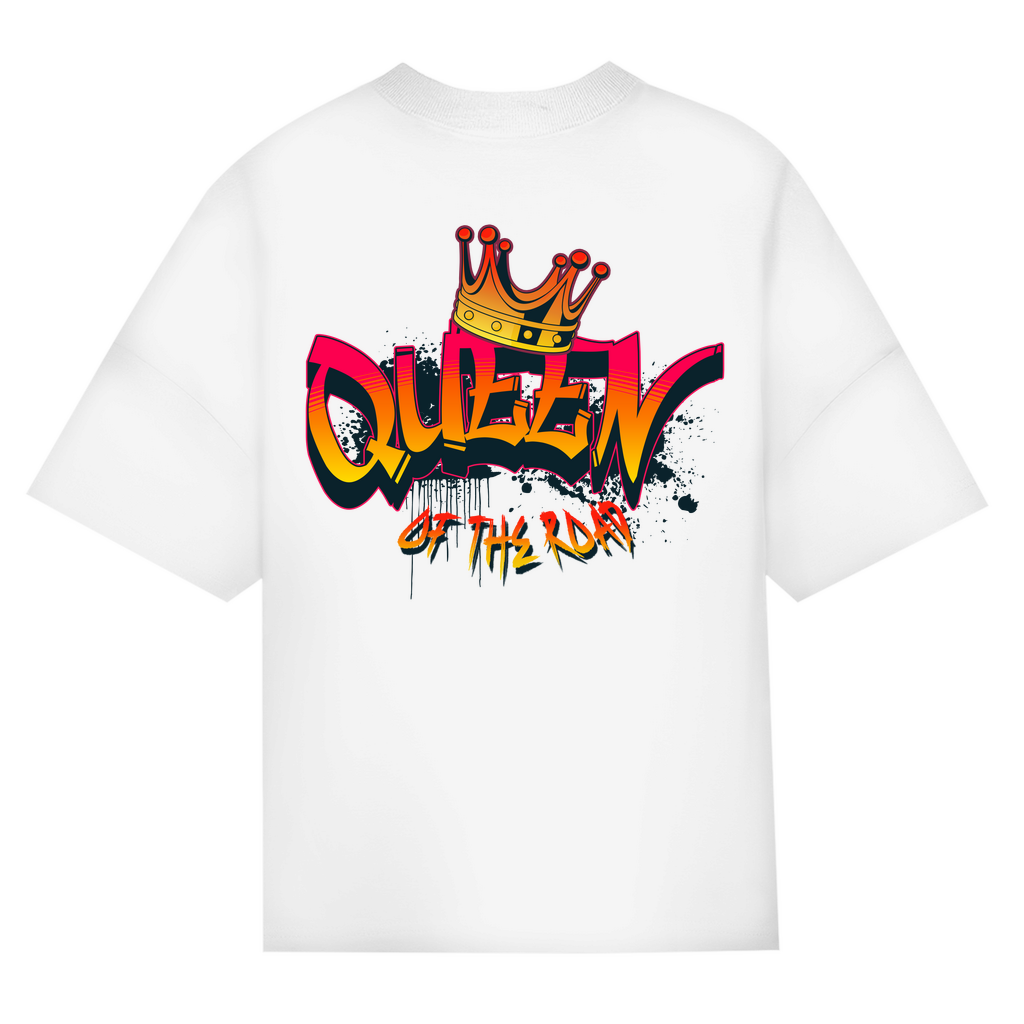 QUEEN OF THE ROAD - Oversized Damen T-Shirt