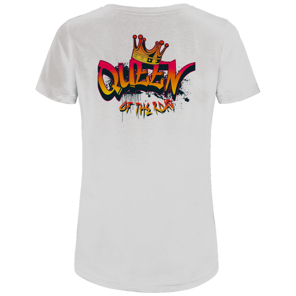 QUEEN OF THE ROAD - Damen Biker T-Shirt