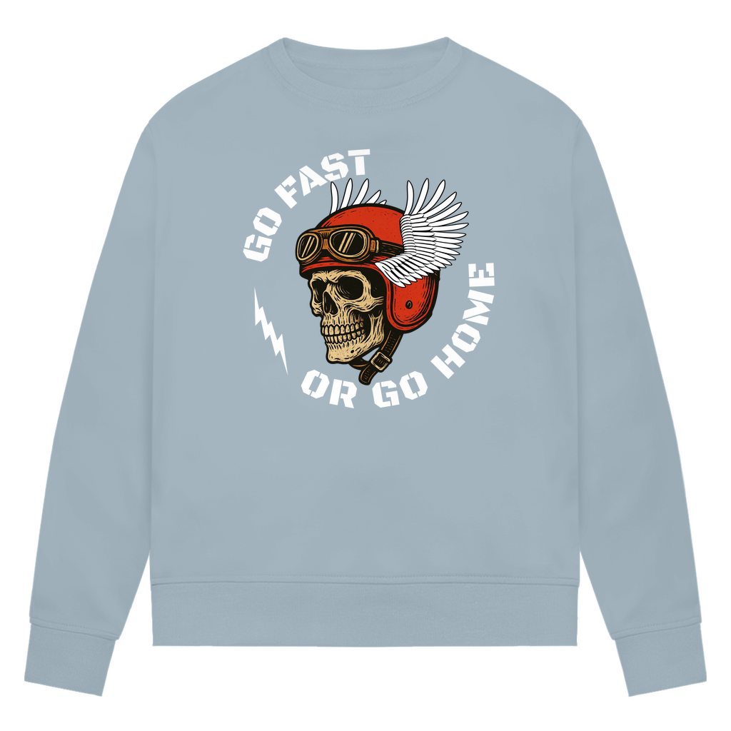 GO FAST OR GO HOME - Damen Premium Bio Sweatshirt