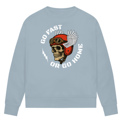 GO FAST OR GO HOME - Damen Premium Bio Sweatshirt