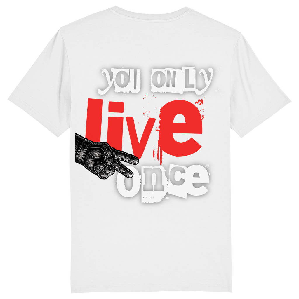 YOU ONLY LIVE ONCE - Bikershirt für Herren
