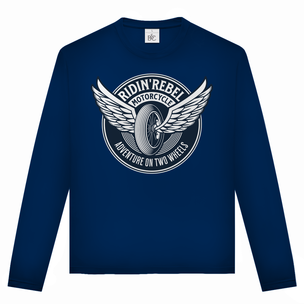 RIDIN' REBEL - Unisex Langarmshirt