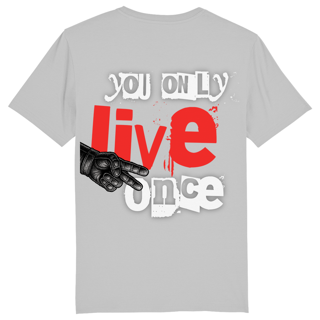YOU ONLY LIVE ONCE - Bikershirt für Herren