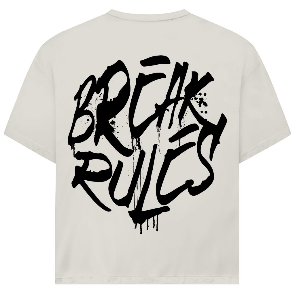 BREAK RULES - Oversized Herren Biker T-Shirt