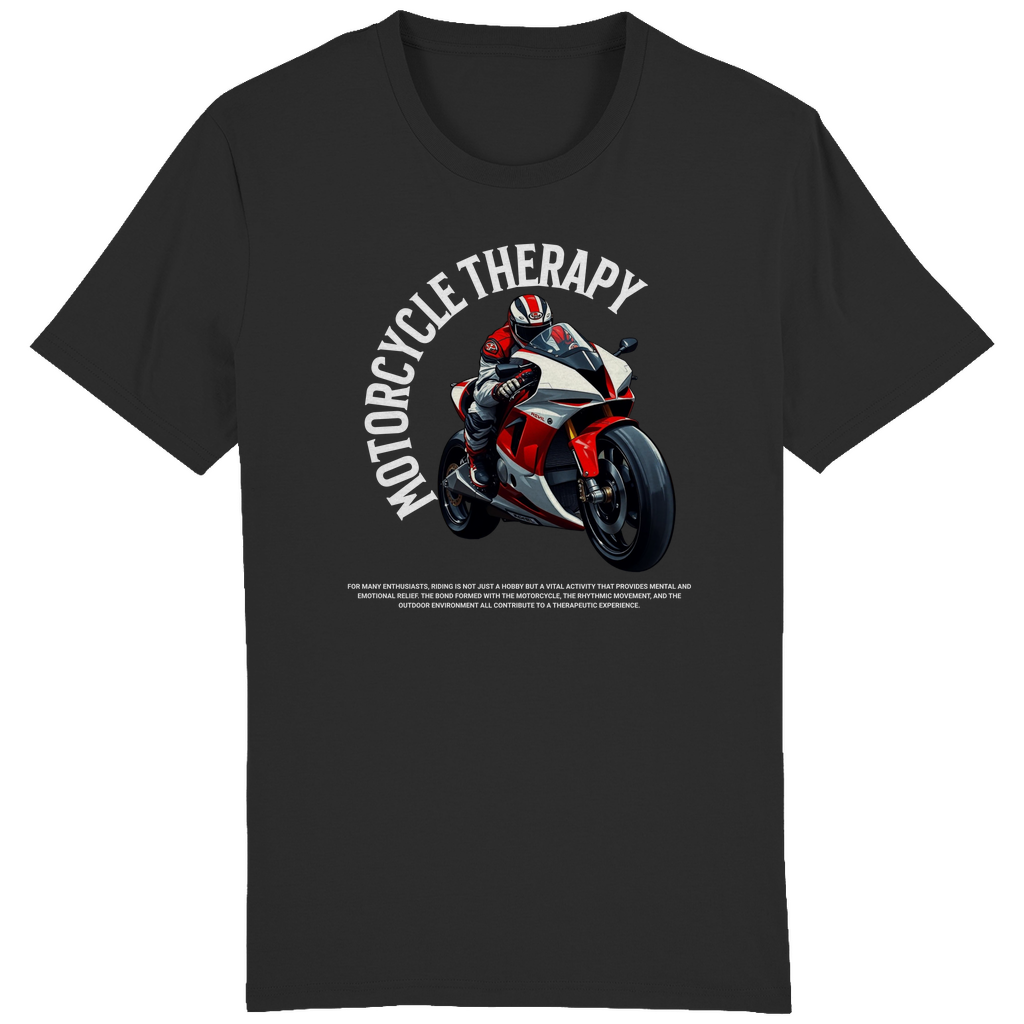 MOTORCYCLE THERAPIE - Biker T-Shirt