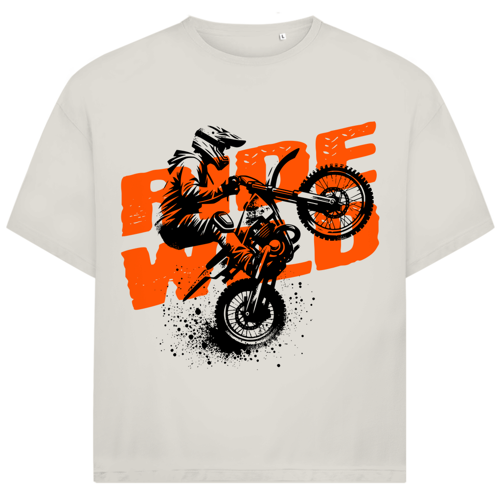 RIDE WILD – Oversized T-Shirt für Offroad-Fans