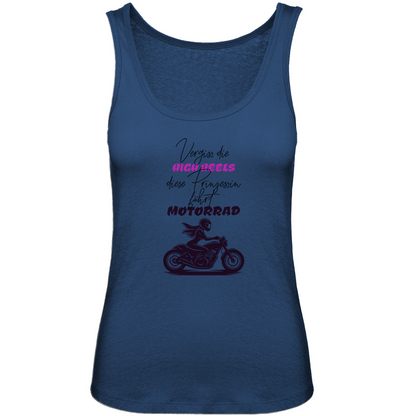 VERGISS DIE HIGHHEELS - Damen Biker Tank Top