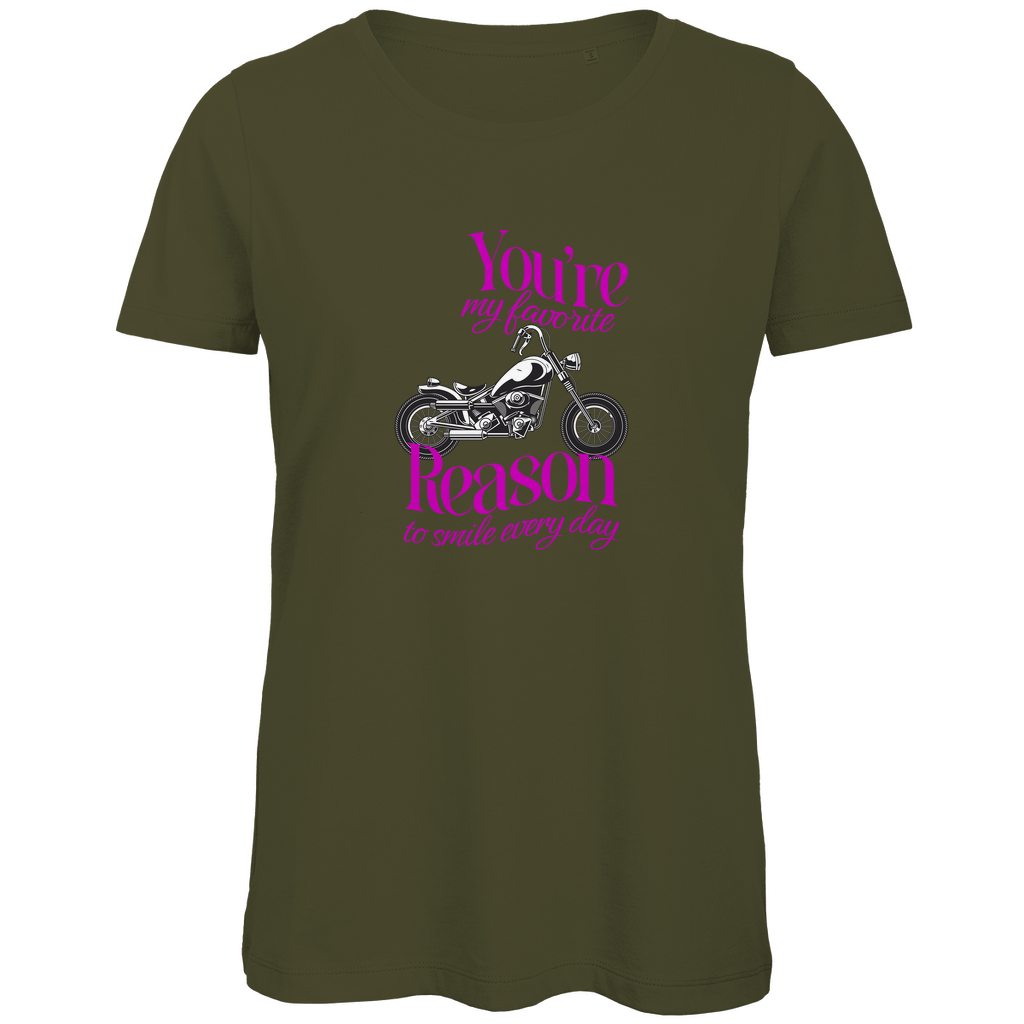 YOU'RE MY FAVORITE REASON TO SMILE EVERY DAY - Bikershirt für Frauen