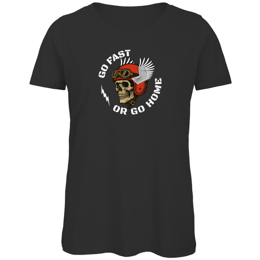 GO FAST OR GO HOME - Bikershirt für Frauen
