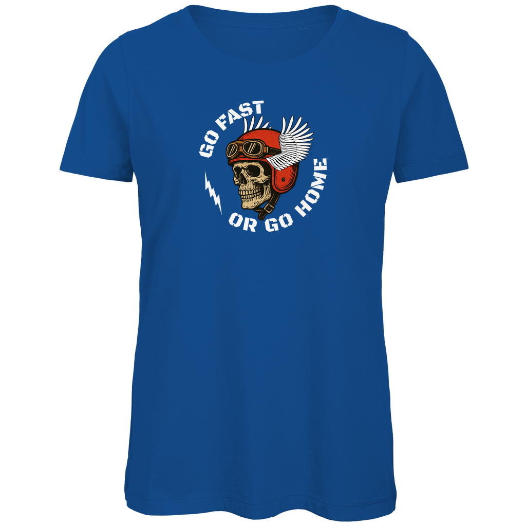 GO FAST OR GO HOME - Bikershirt für Frauen