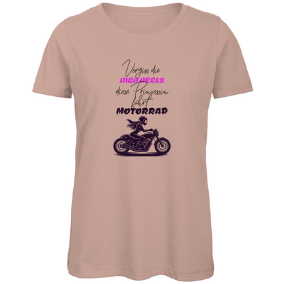 VERGISS DIE HIGHHEELS - Biker T-Shirt für Damen