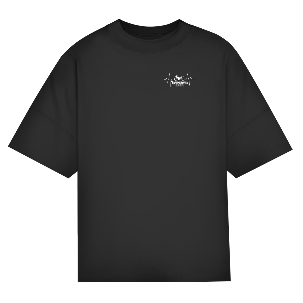 HERZKLOPFEN - FRANKENWALD BIKER - Oversize Biker T-Shirt für Frauen