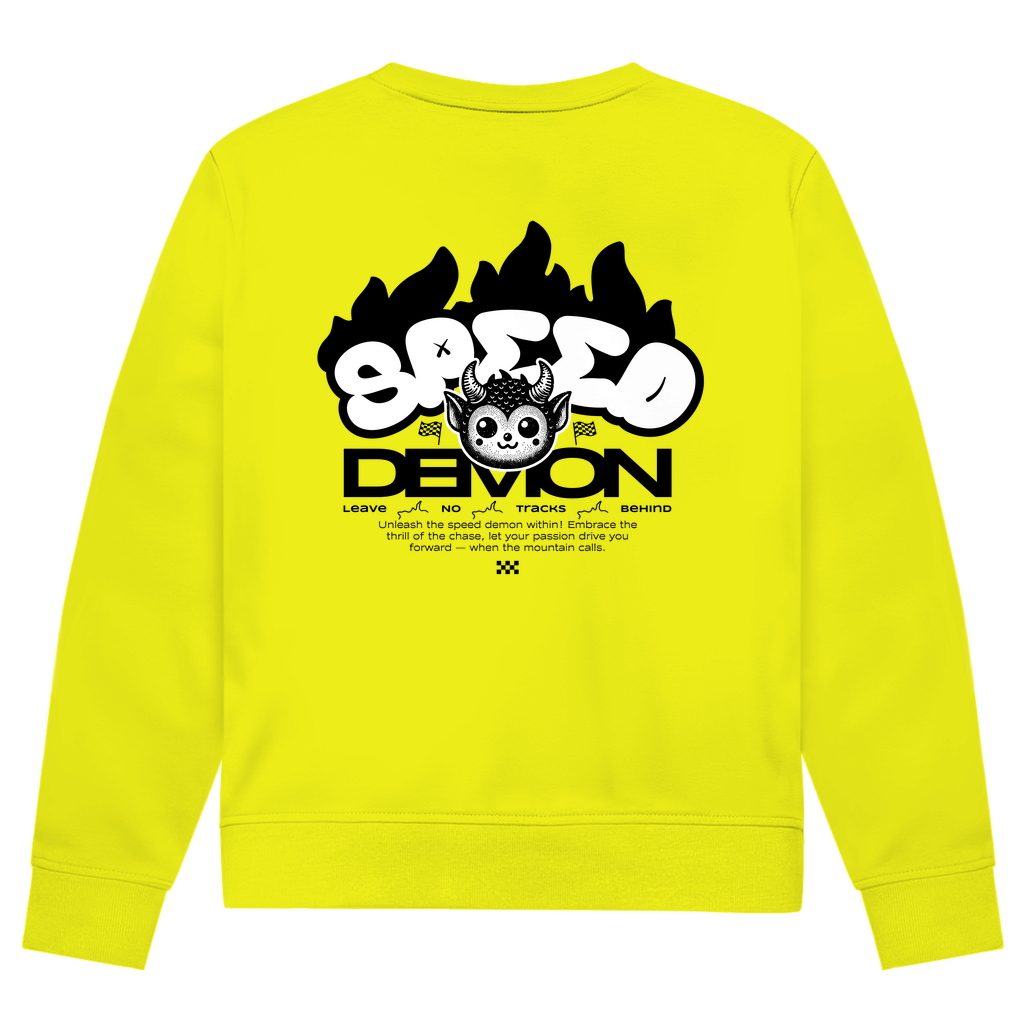 SPEED DEMON - Herren Premium Biker Sweatshirt