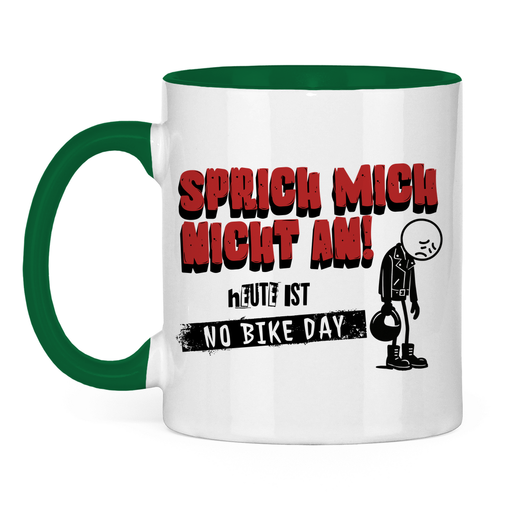 NO BIKE DAY MANN - Tasse zweifarbig