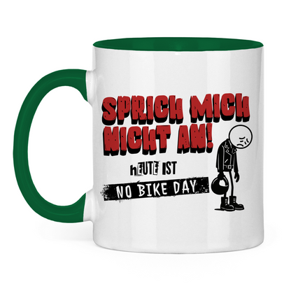 NO BIKE DAY MANN - Tasse zweifarbig