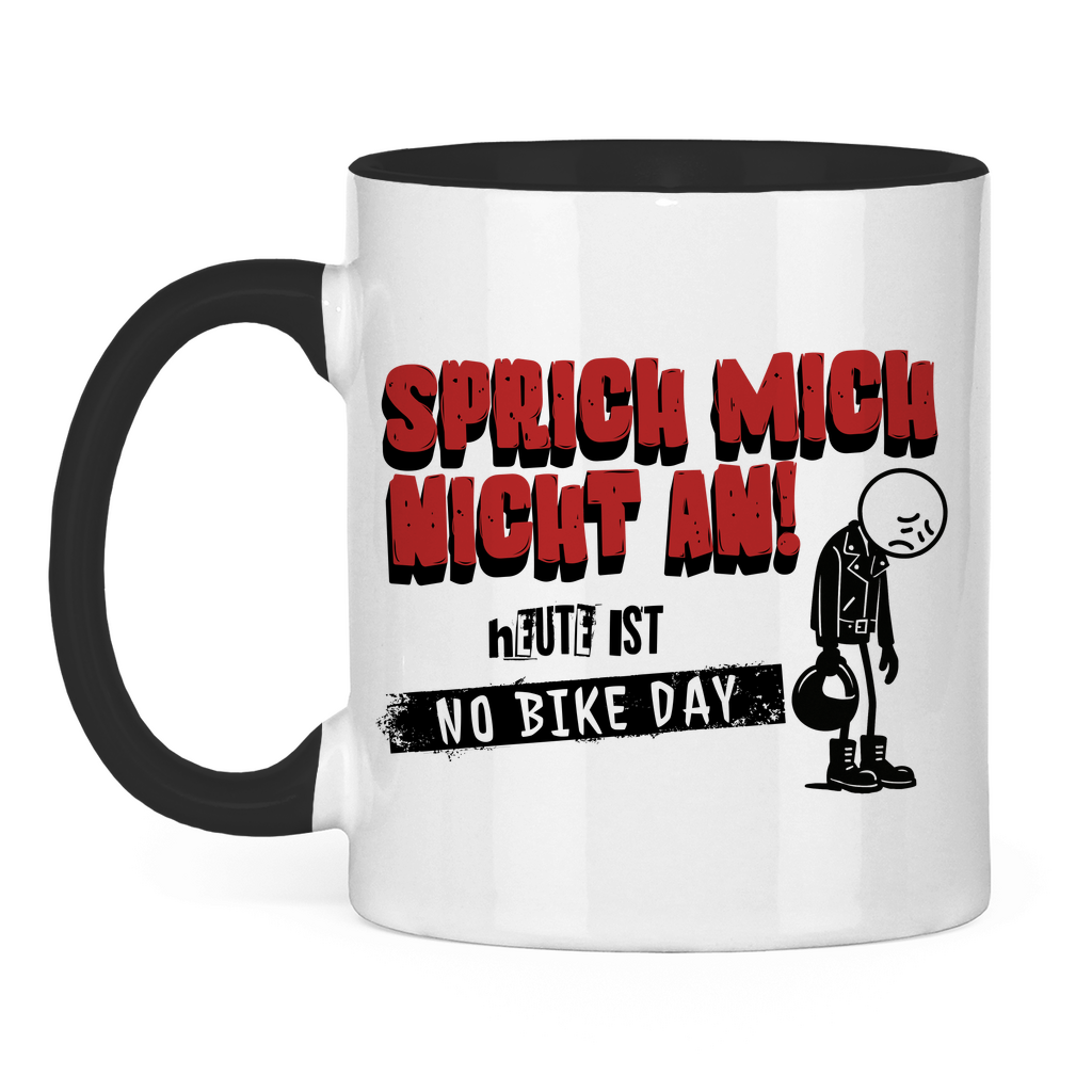 NO BIKE DAY MANN - Tasse zweifarbig