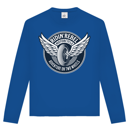 RIDIN' REBEL - Unisex Langarmshirt