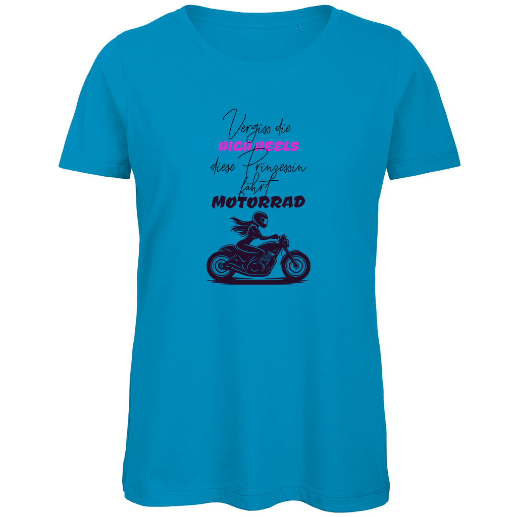 VERGISS DIE HIGHHEELS - Biker T-Shirt für Damen