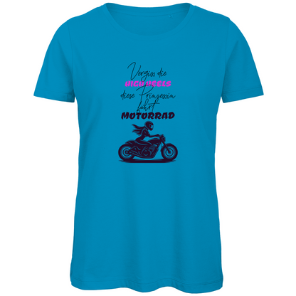 VERGISS DIE HIGHHEELS - Biker T-Shirt für Damen