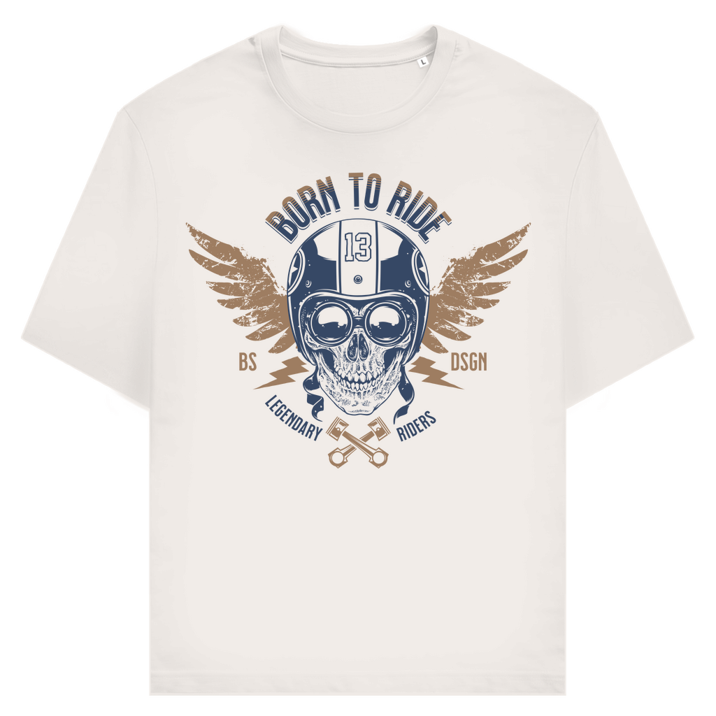 BORN TO RIDE - Herren Bikershirt