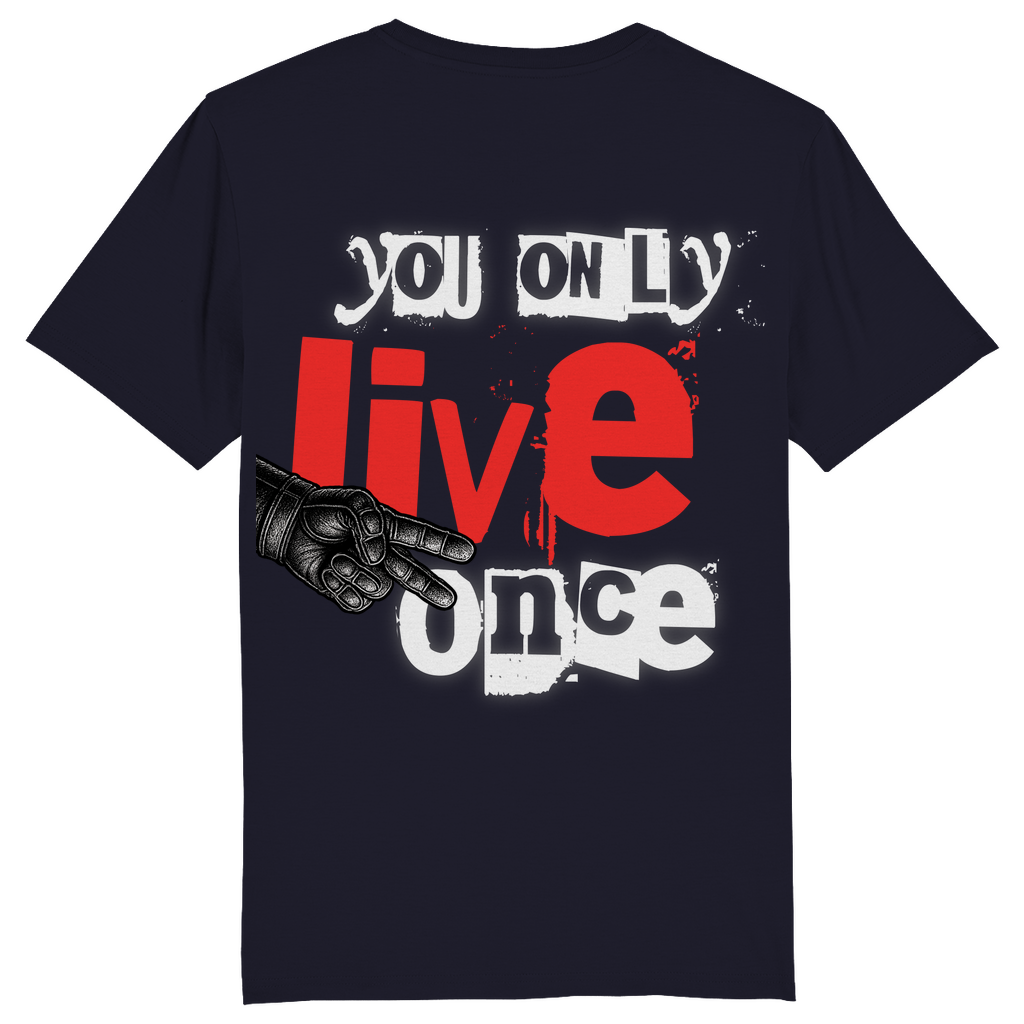 YOU ONLY LIVE ONCE - Bikershirt für Herren