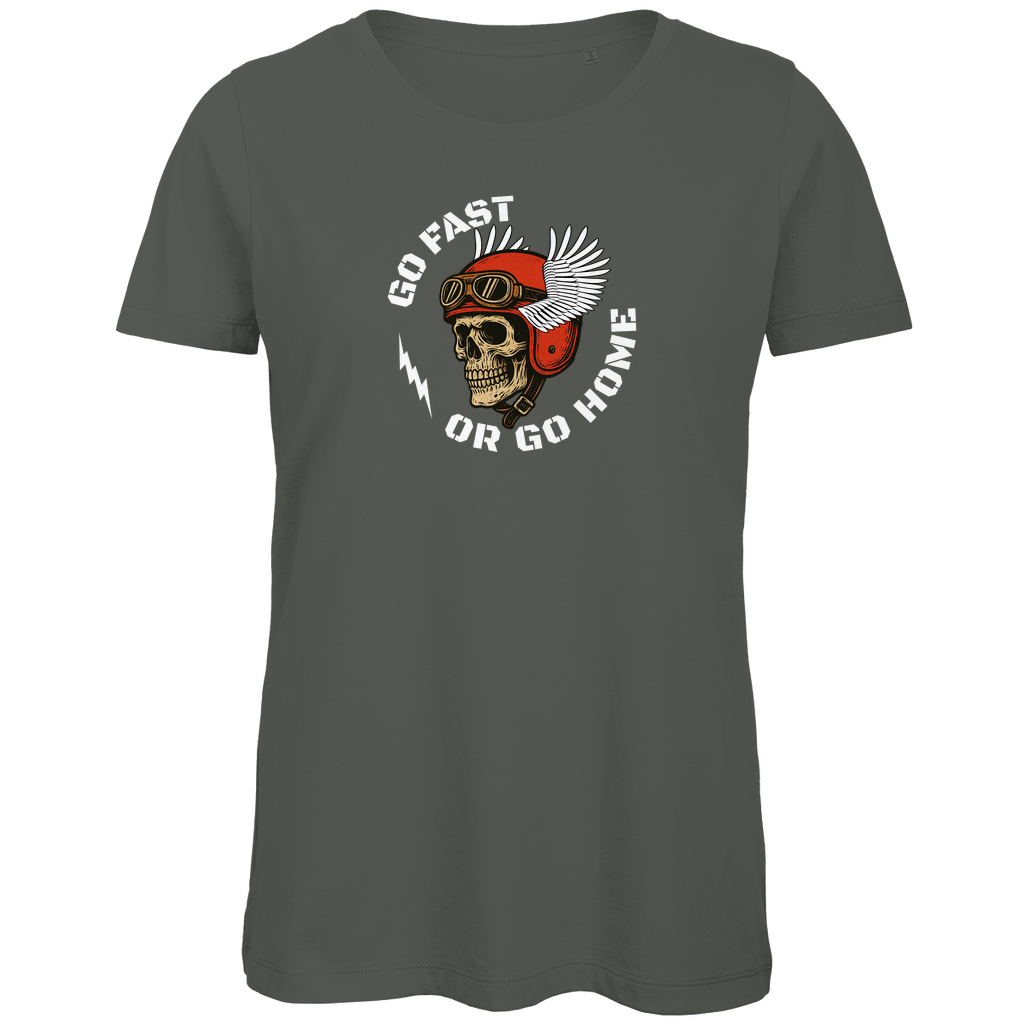 GO FAST OR GO HOME - Bikershirt für Frauen