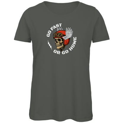GO FAST OR GO HOME - Bikershirt für Frauen