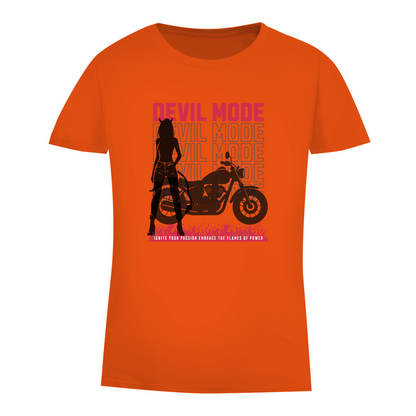 DEVIL MODE - Biker T-Shirt für Frauen