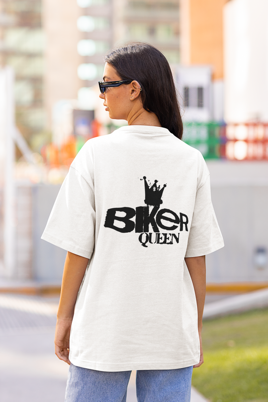 BIKER QUEEN - Biker Damenshirt Oversized