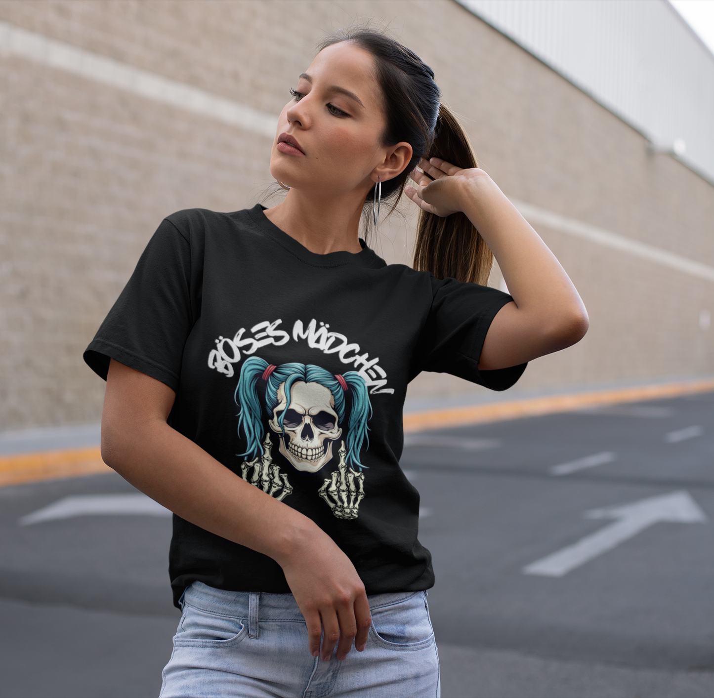 BÖSES MÄDCHEN - Oversized Damen T-Shirt