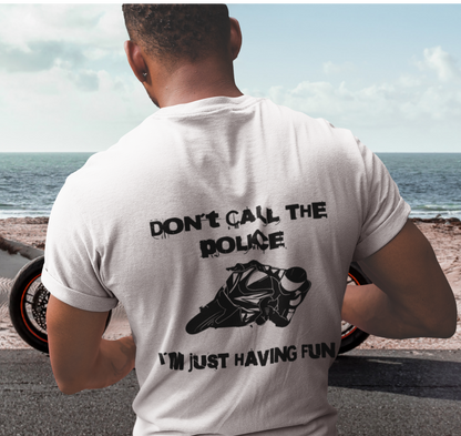 DON'T CALL THE POLICE - Herren Bikershirt