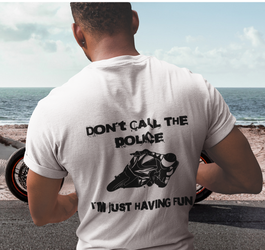 DON'T CALL THE POLICE - Herren Bikershirt