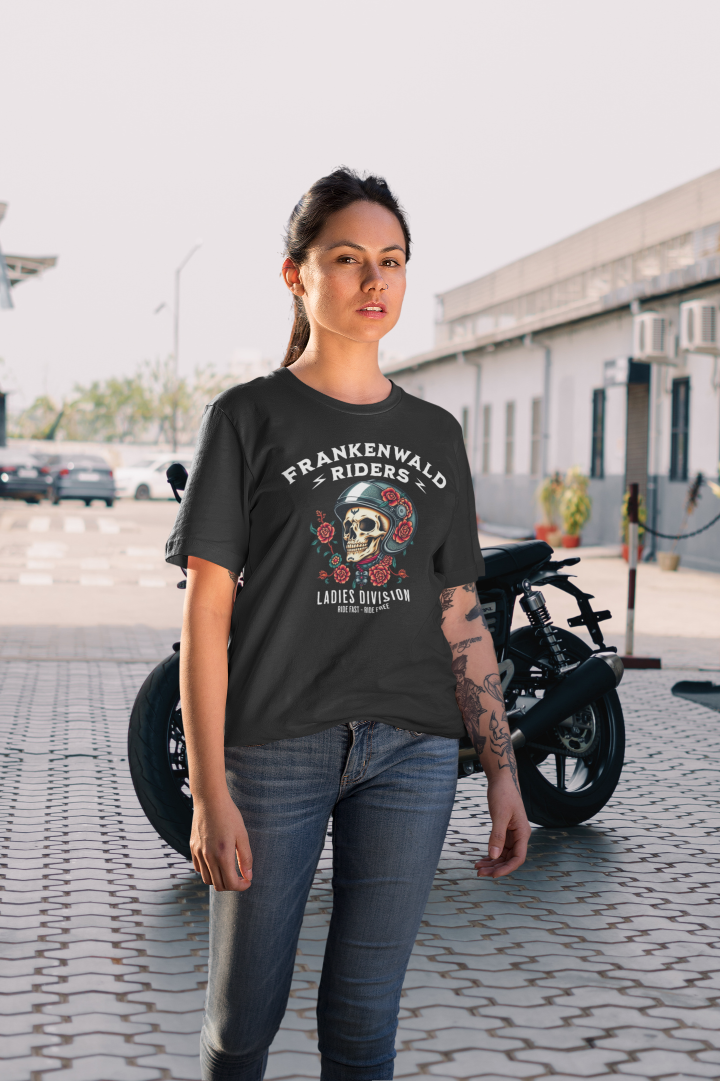 FRANKENWALD RIDERS - LADIES DIVISION - Oversized Bikershirt für Frauen