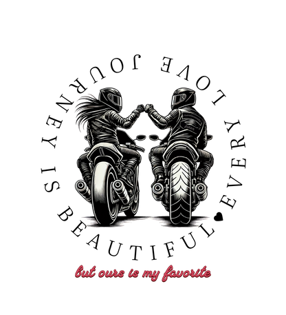 EVERY LOVE JOURNEY IS BEAUTIFUL - Damen Biker T-Shirt