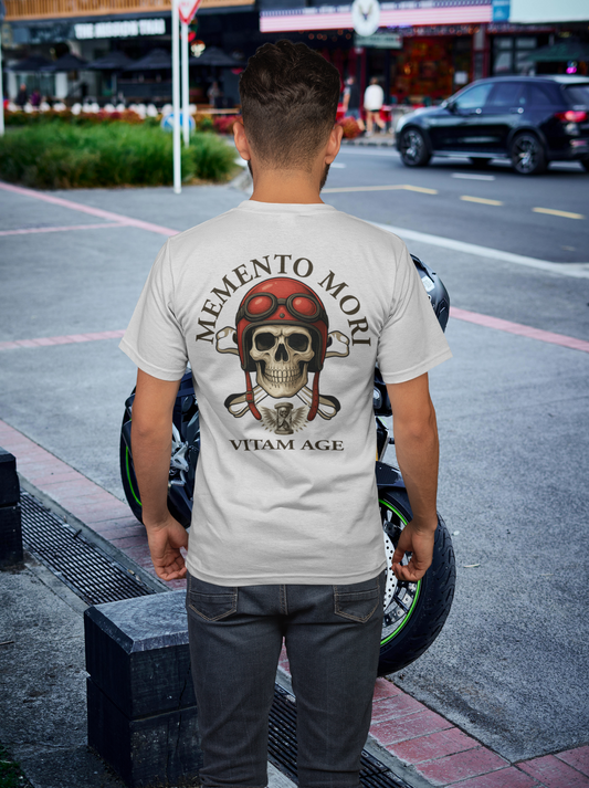 MEMENTO MORI - VITAM AGE - Herren Bikershirt