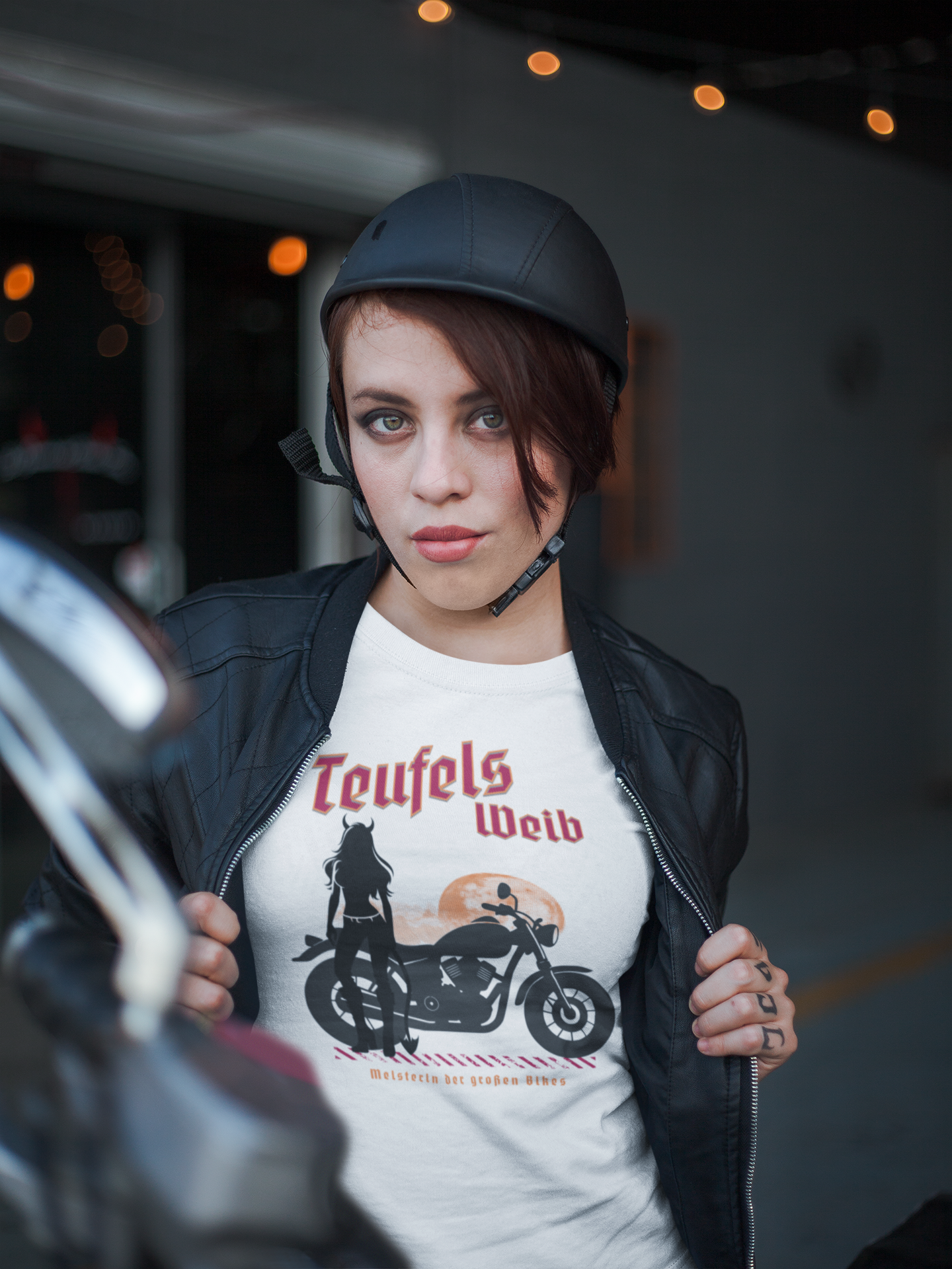 TEUFELSWEIB - Bikershirt für Frauen