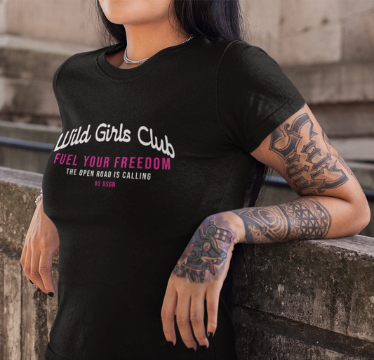 WILD GIRLS CLUB - T-Shirt für Motorradfahrerinnen