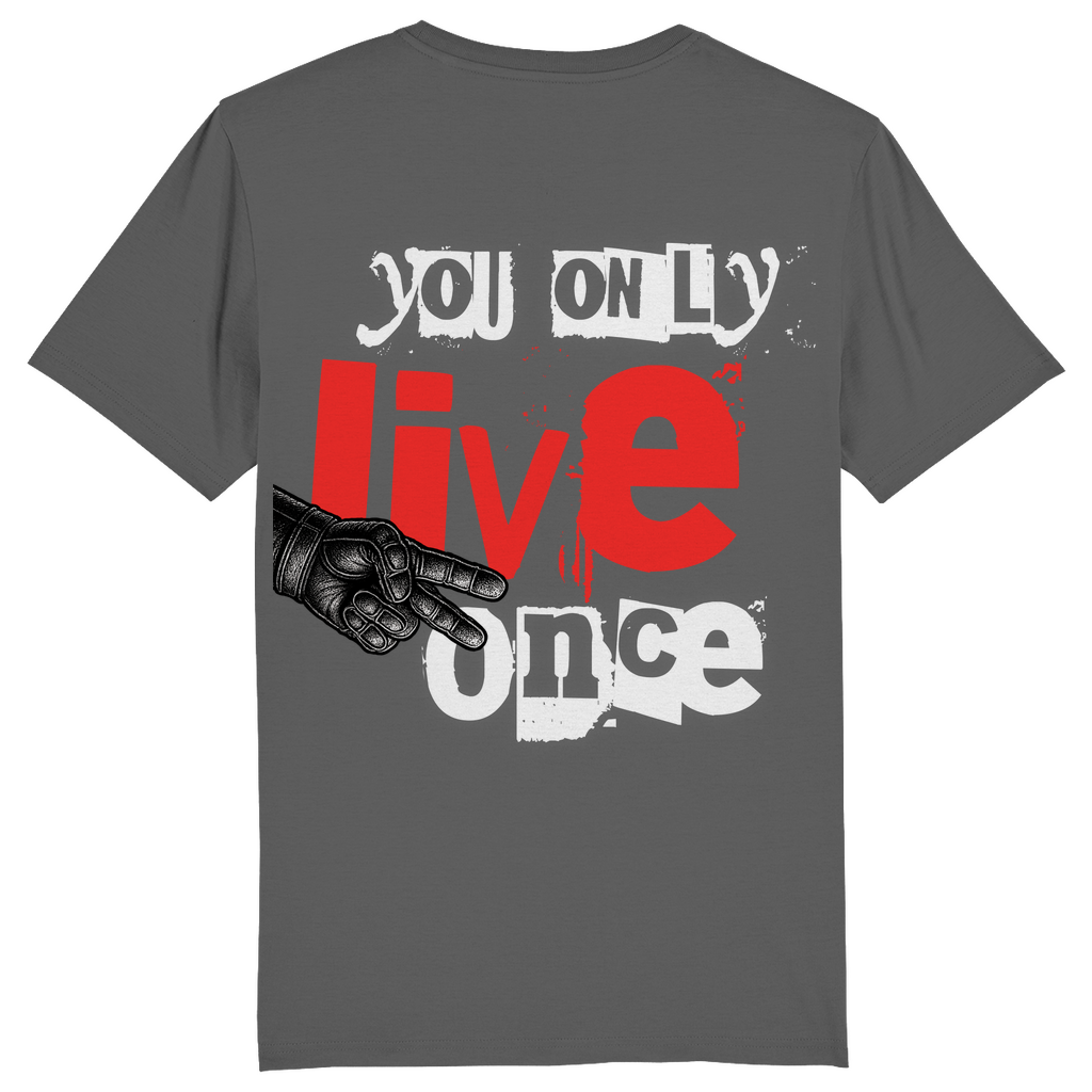 YOU ONLY LIVE ONCE - Bikershirt für Herren