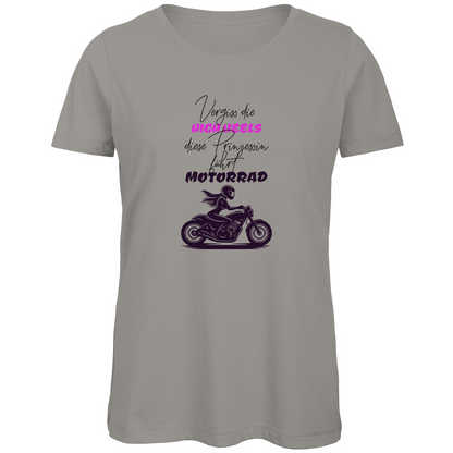 VERGISS DIE HIGHHEELS - Biker T-Shirt für Damen
