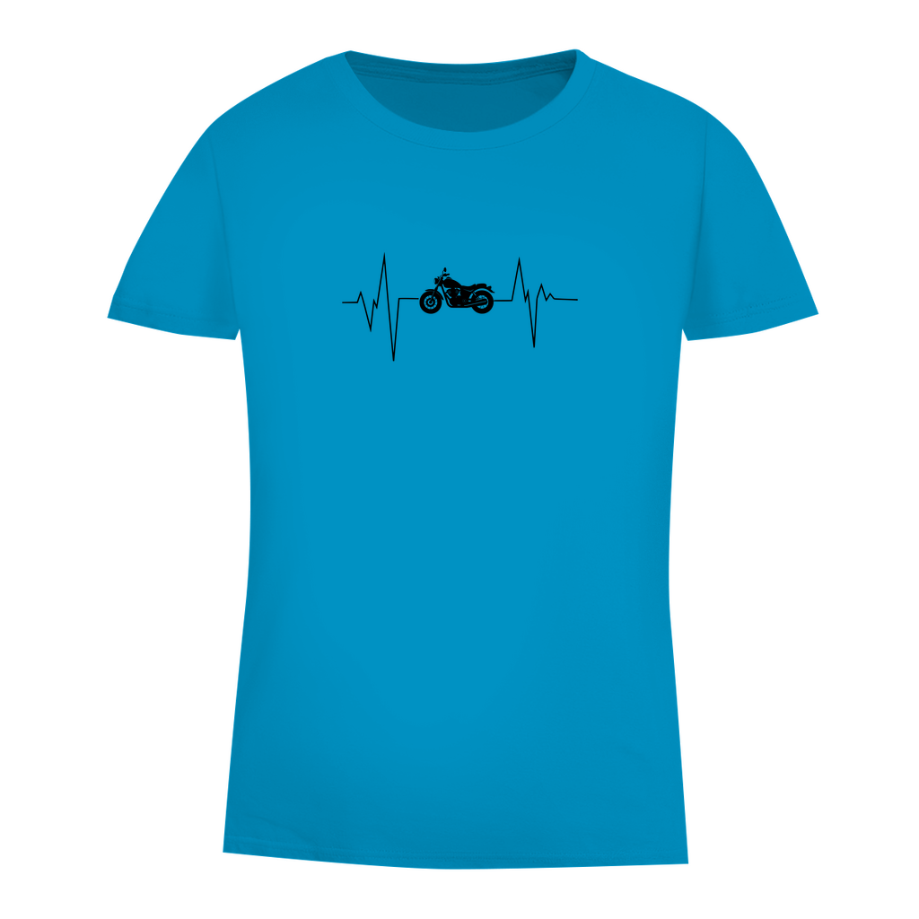 HERZKLOPFEN - Biker T-Shirt für Frauen
