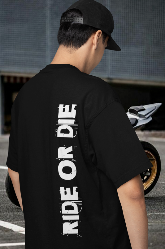 RIDE OR DIE - Oversized Herren T-Shirt