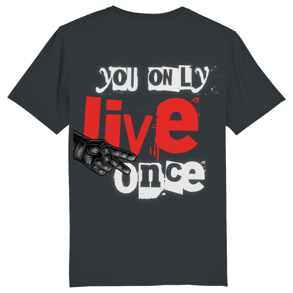 YOU ONLY LIVE ONCE - Bikershirt für Herren