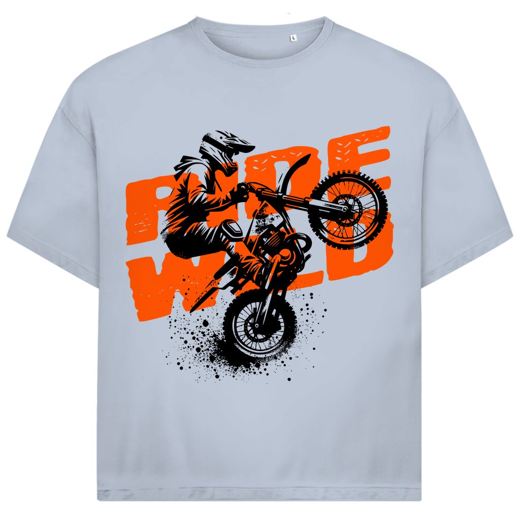 RIDE WILD – Oversized T-Shirt für Offroad-Fans